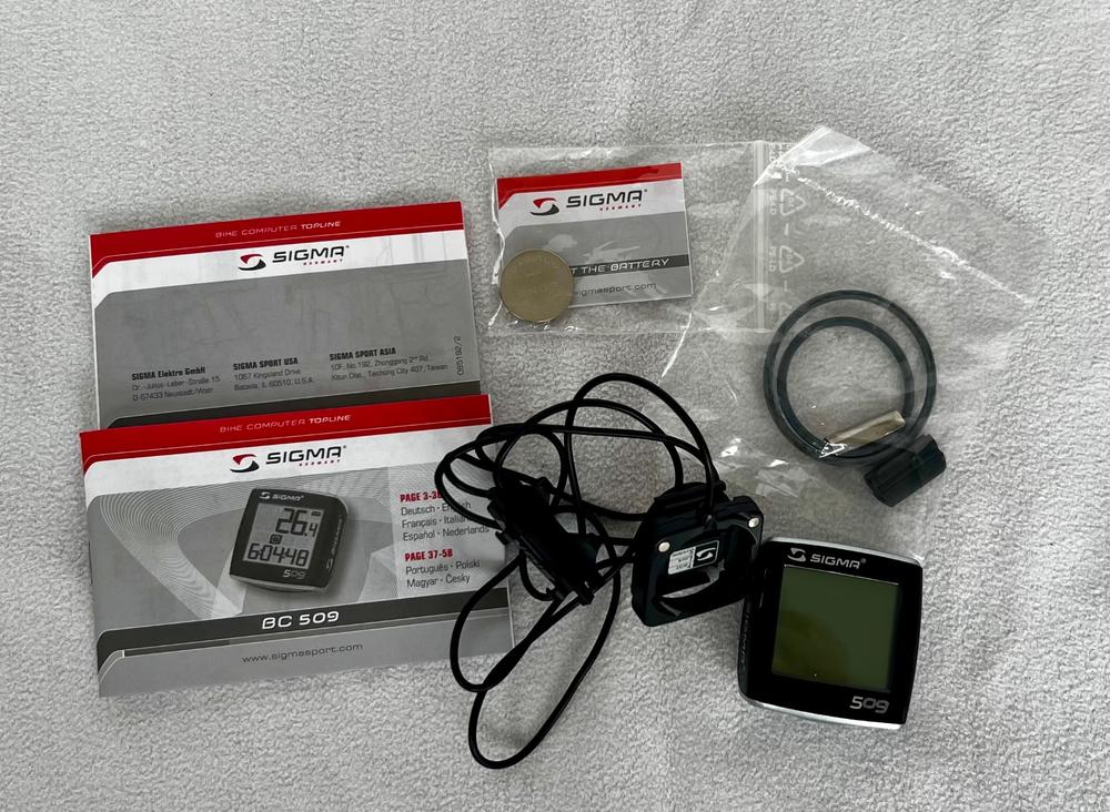 Sigma BC 509 Topline Fahrradcomputer, NEU (Neu und originalverpackt) in ...