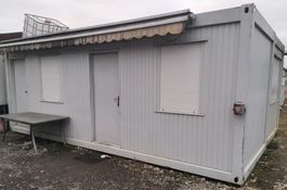 Doppelbürocontainer in gutem Zustand