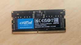 Crucial RAM 8GB DDR5-4800 SODIMM neuwertig