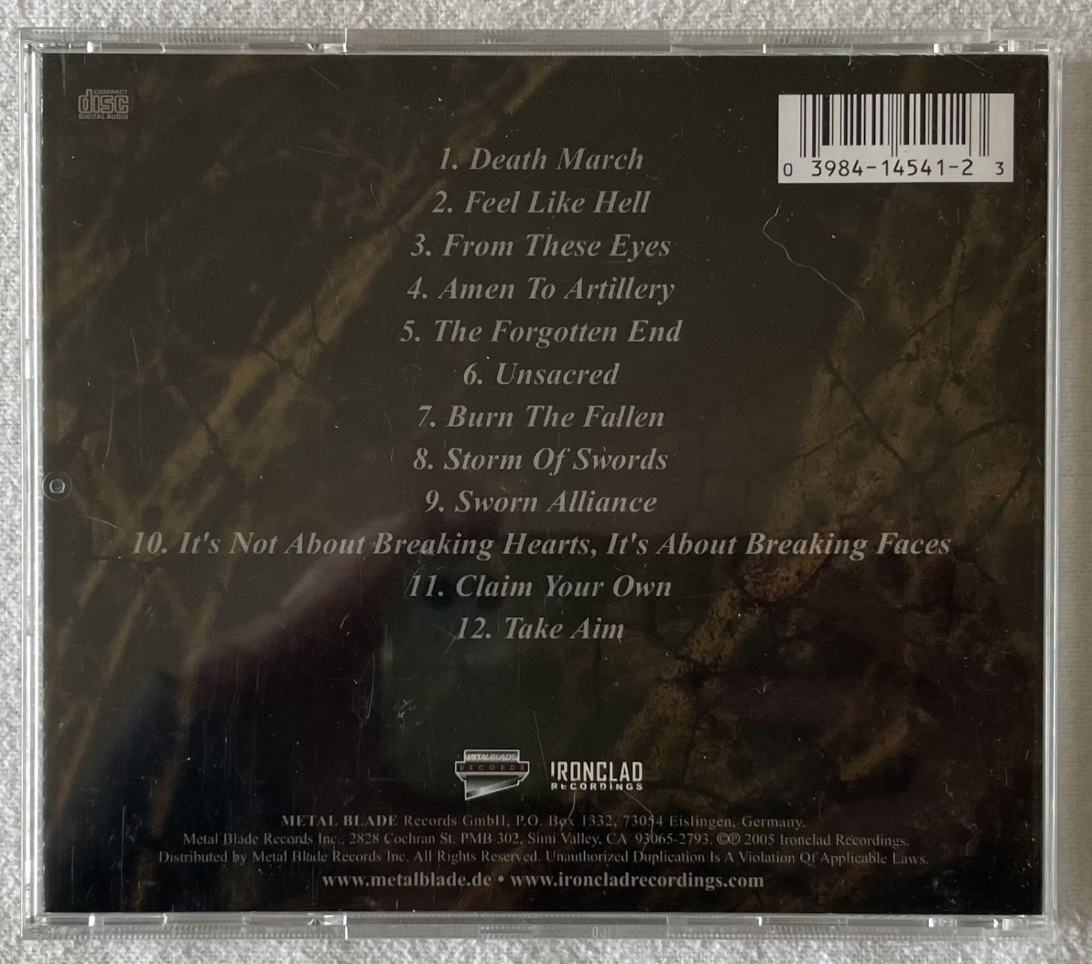 CD: The Classic Struggle – Feel Like Hell - CD - 2005 – Usato da Uster venduto da Zardodel 2