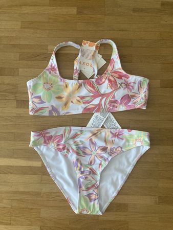 Roxy Mädchen-Bikini floral, Gr. 164 NEU mit Etikett