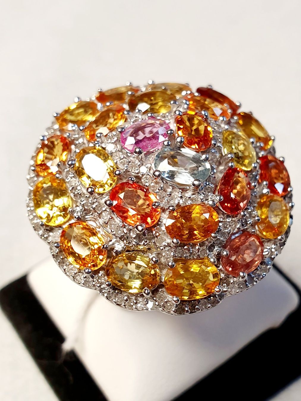 Anelli: Safir Diamant Fingerring – Nuovo (secondo la descrizione) da Zürich venduto da Benedikt21 7