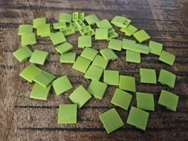 lego 15068 lot de 50 pièces Lime Slope, Curved 2 x 2 x 2/3