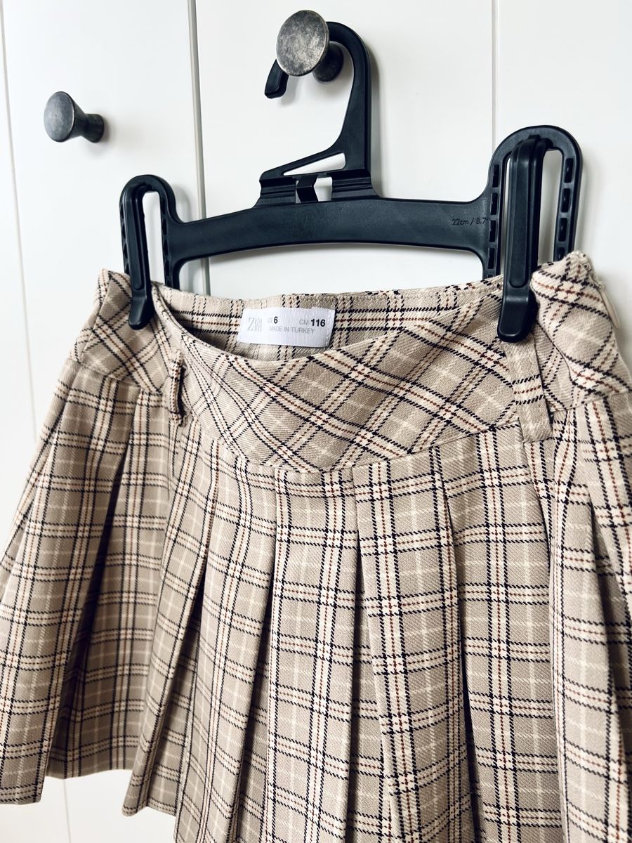Zara Vestiti & Gonne: Zara Rock 116 beige braun karomuster – Nuovo e nell'imballaggio originale da Burgdorf venduto da rulan