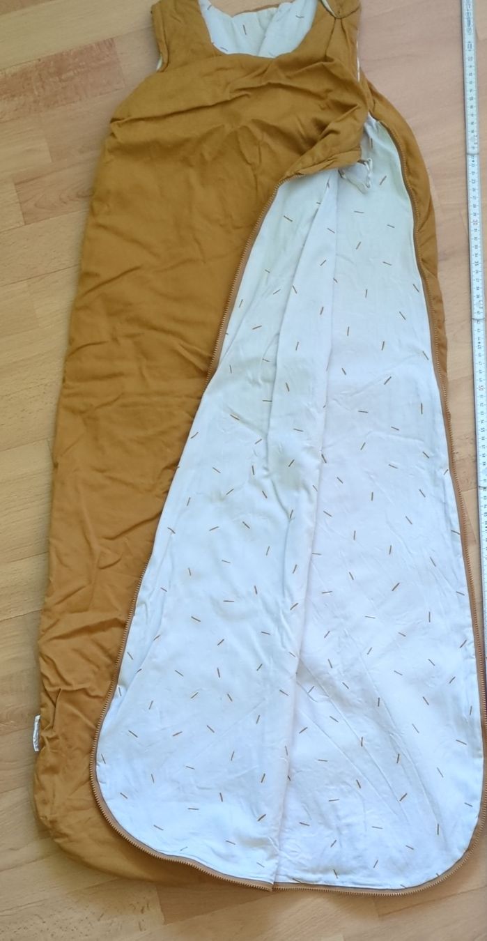 Sacchi a pelo: wende Babyschlafsack ockerfarben mit Muster – Usato da Adlikon b. Andelfingen venduto da IlonaSp