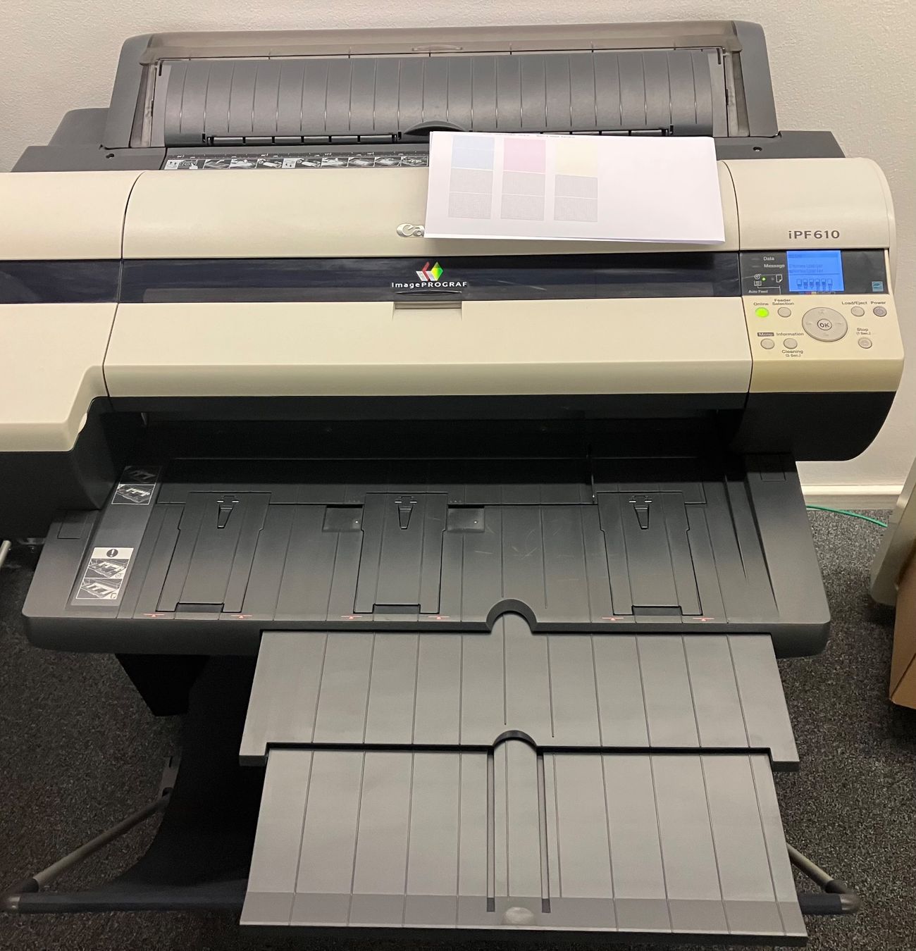Canon Drucker: Canon iPF610/24" Plotter + Einzelbattkasette, inkl. div zube – Gebraucht aus Wernetshausen von Bortot