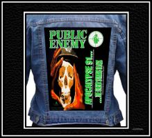 Rücken-Aufnäher *Public Enemy* - Original Back Patch