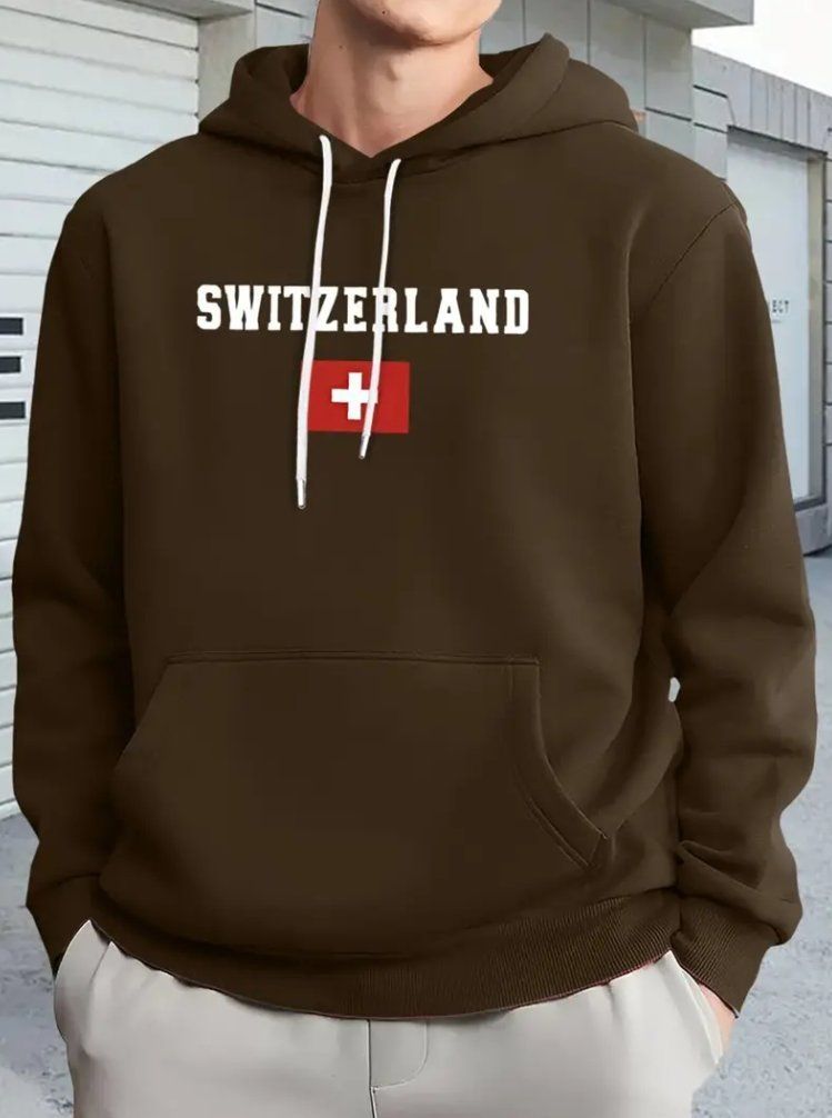 Maglioni & Felpe: Switzerland Print, Kapuzenpullover – Nuovo e nell'imballaggio originale da Fahrwangen venduto da FairBleiben