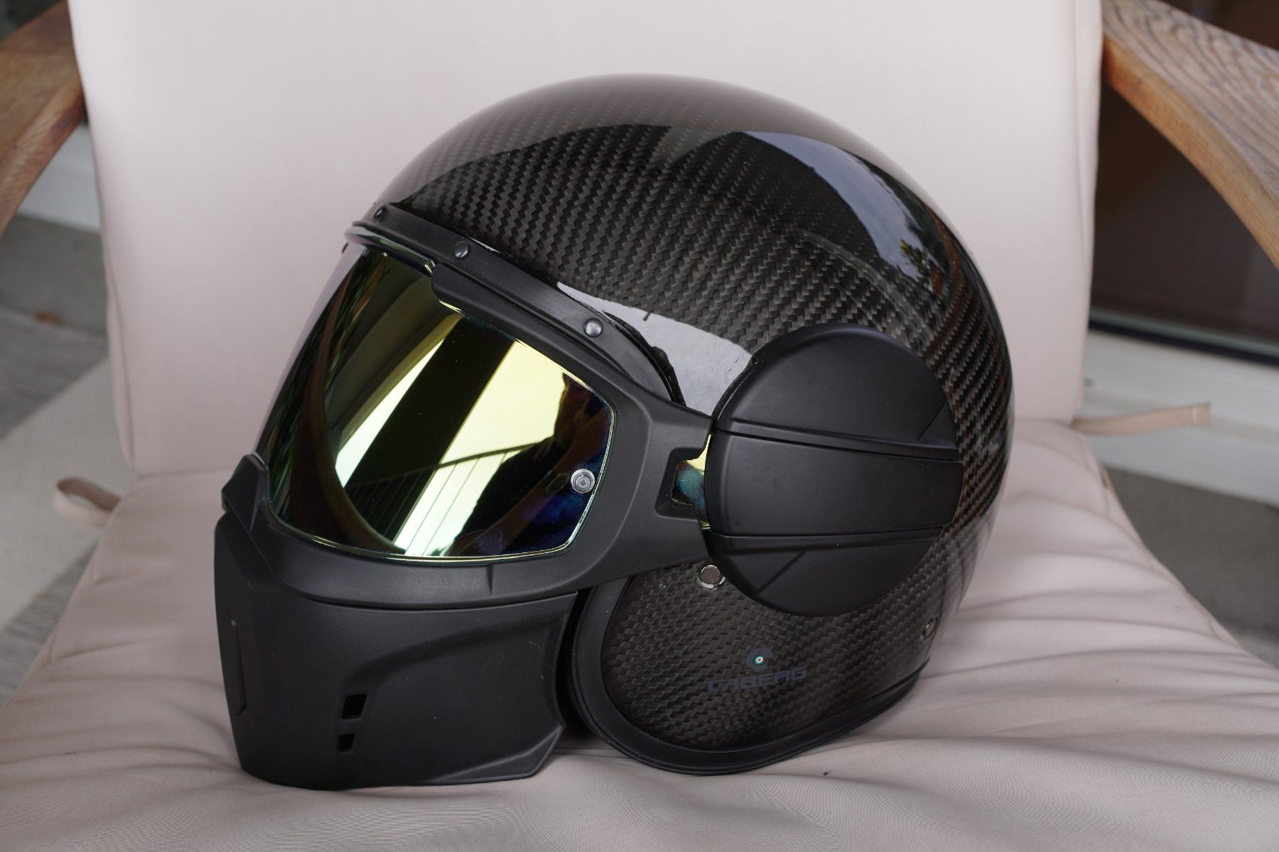 Helme & Visiere: Caberg GHOST X CARBON Jethelm, wie neu – Neu (gemäss Beschreibung) aus Flaach von Dimacon