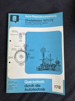 Auto-Reparaturanleitung Querschnitt 1971/72 Oldtimer-Anleitu