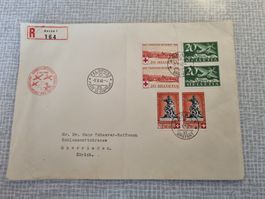 Schweizer Briefmarken auf  Luftpostbrief - Sauberer Zustand!