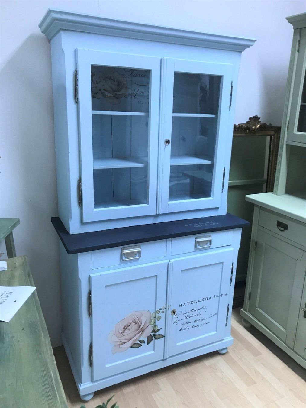 Büffets: Küchenbuffet Schrank Tanne shabby rose – Gebraucht aus Gränichen von boernies01 1