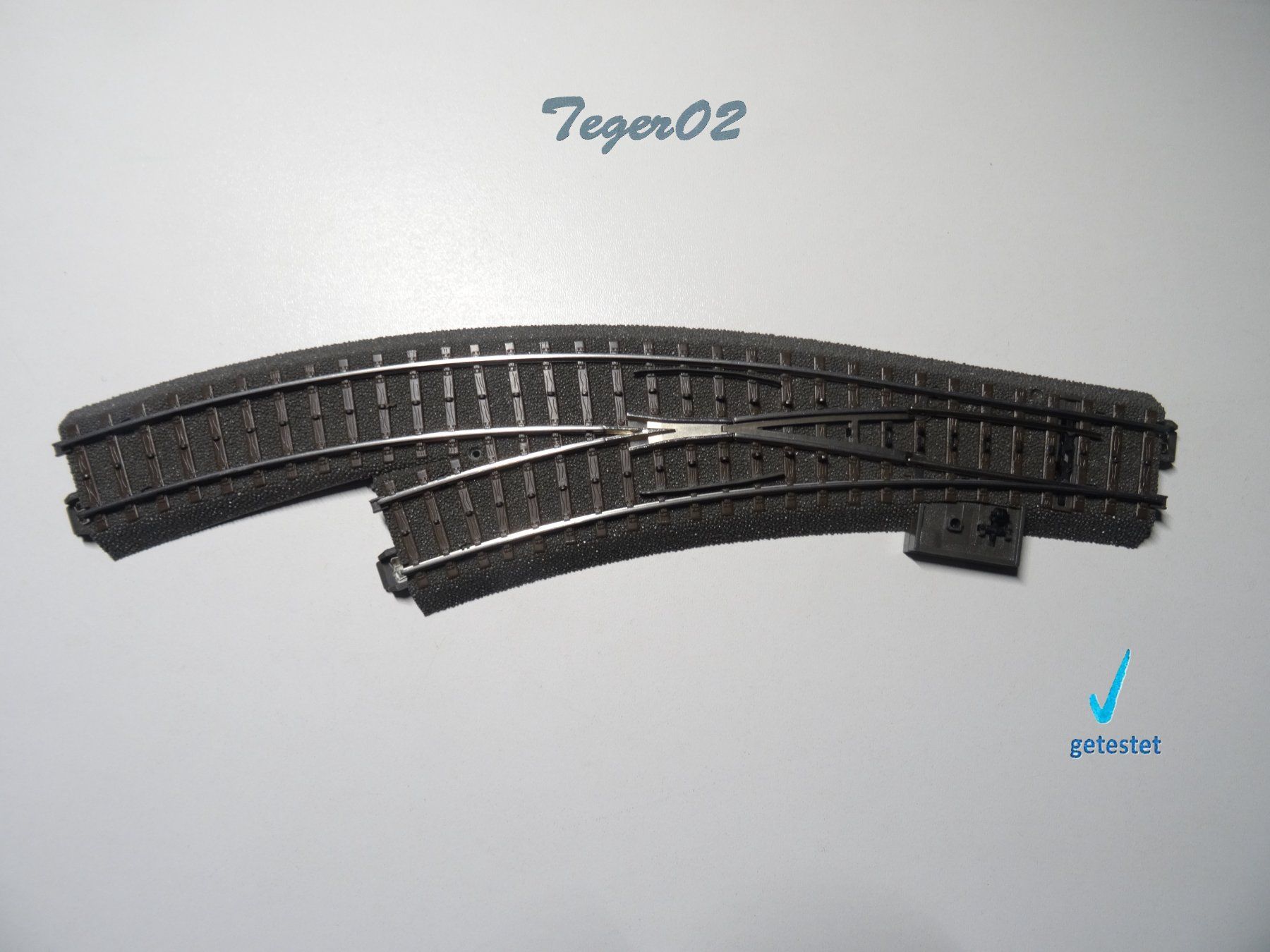 Märklin Modelleisenbahnen: Märklin. H0 24671 C-Gleis Bogenweiche – Gebraucht aus Hochdorf von Teger02