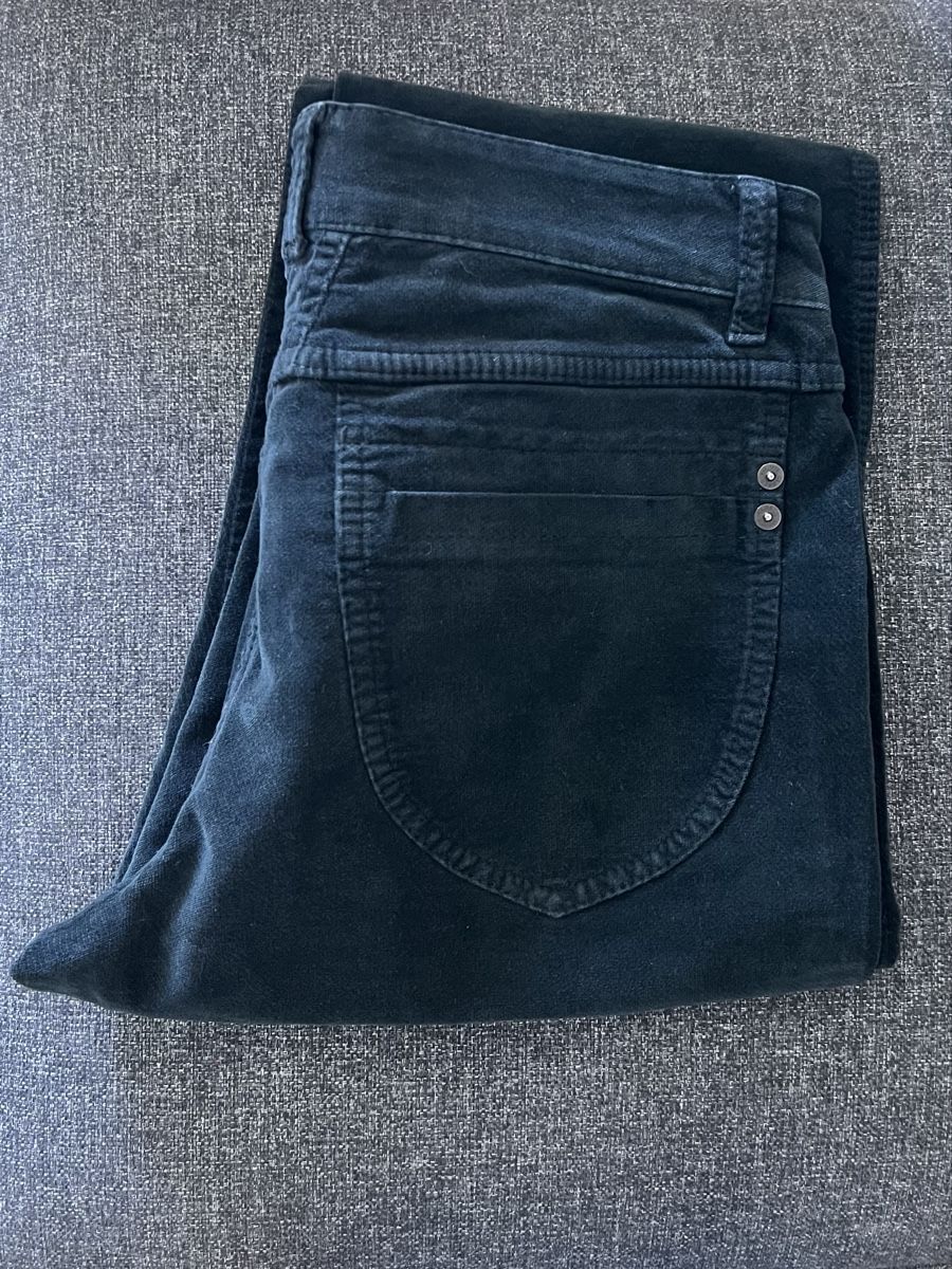 Closed Pantaloni: CLOSED Hose | Samthose | Grösse 40 (IT 46) - Grün – Usato da Zürich venduto da Ka-Scha 1