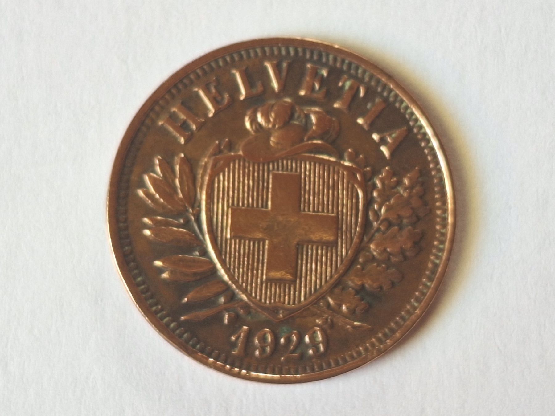 Alle Münzen: 2cts 1929 – Gebraucht aus Couvet von zeze03