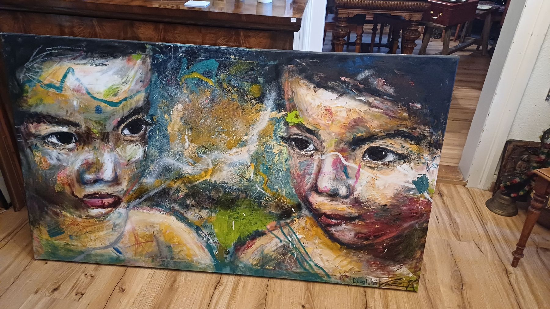 Tableaux: Schönes Bild Handbemahlt – D'occasion à Flawil par Naphtali 2