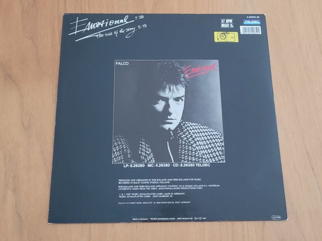 Vinyles: Falco Maxi-Single – D'occasion à Martigny par MZ-67 1