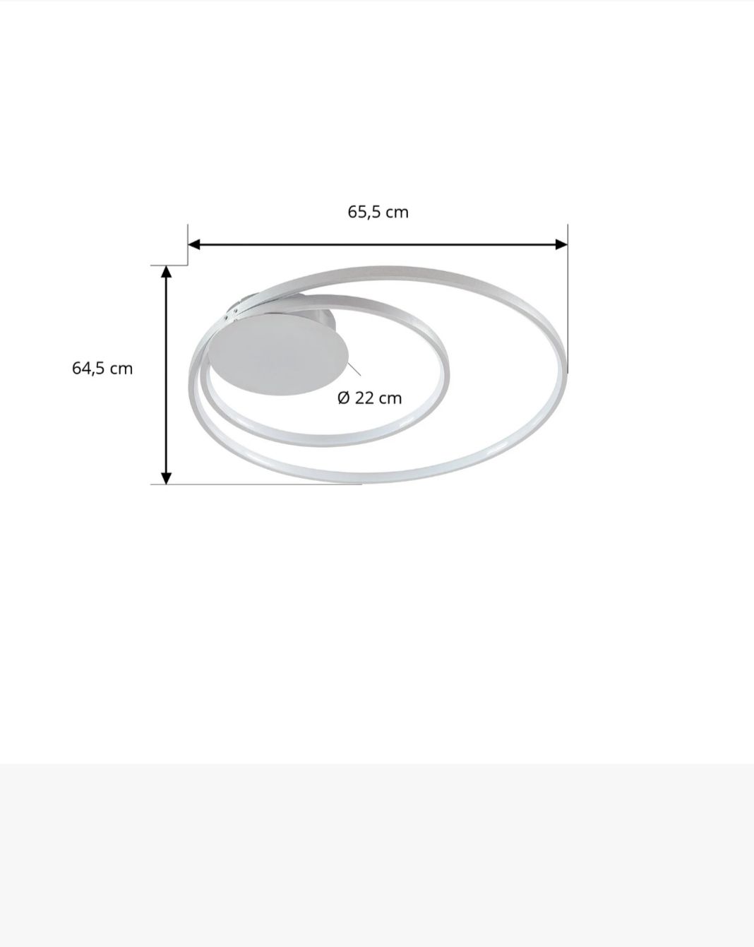 Kronleuchter & Deckenlampen: Lindby Nerwin LED-Deckenleuchte, 65 cm, rund, alu/chrom – Neu und originalverpackt aus Kriens von Ivana4 1