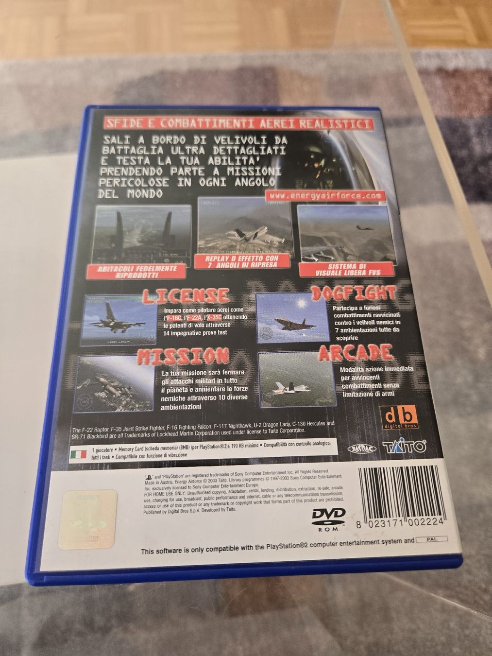 Giochi: Energy Airforce PS2 – Usato da Bussigny venduto da Kfdlt 1
