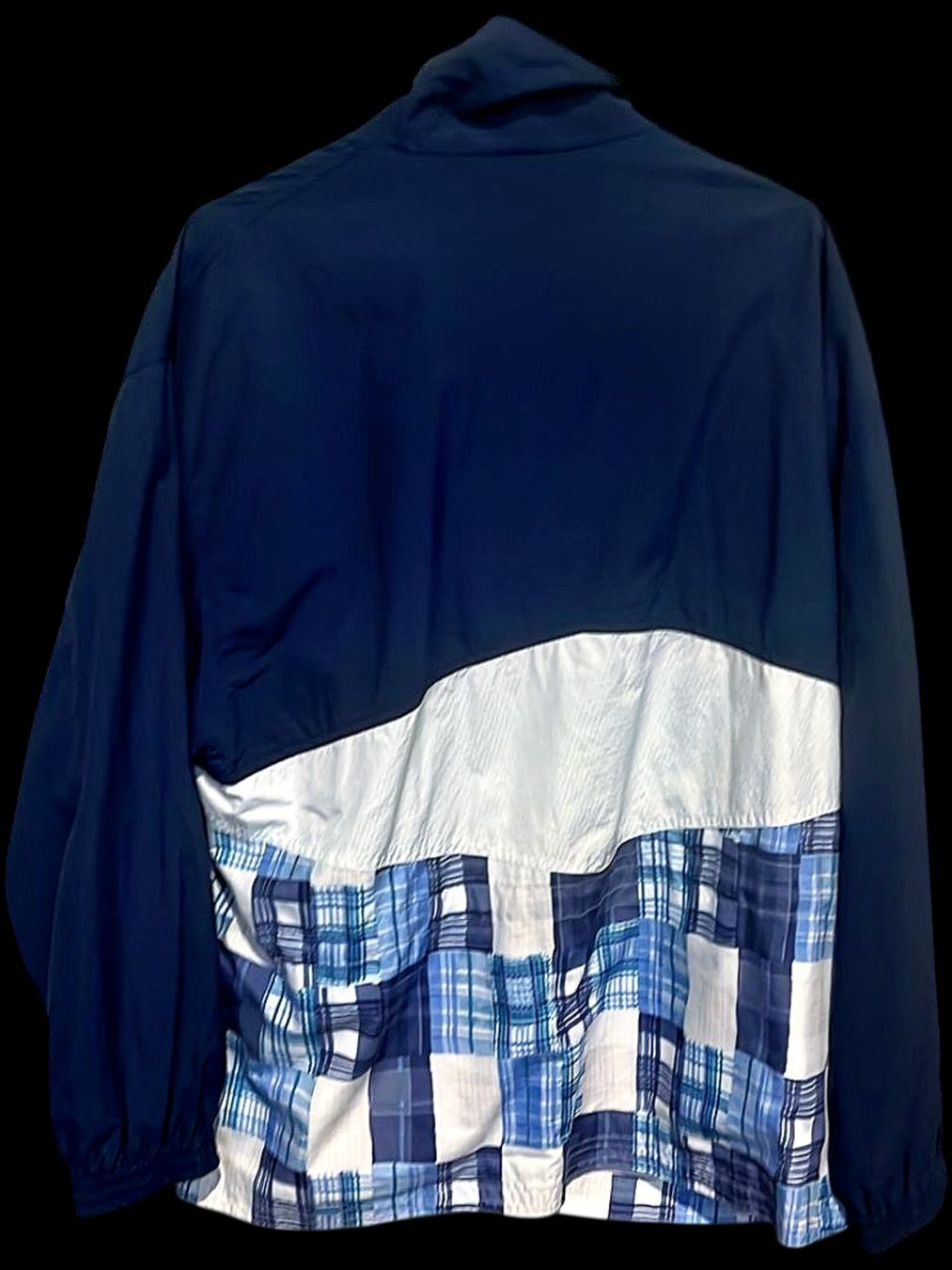Jacken: Di Logitec Marineblau & Blau Gemusterte Windjacke – Gebraucht aus Zug von vinokilo 3