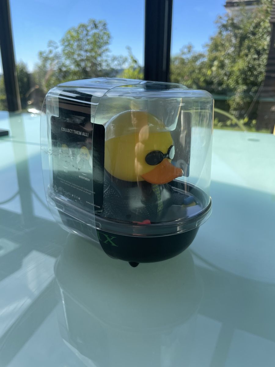 Giocattoli: Tubzz canard de bain matrix Morpheus  – Nuovo e nell'imballaggio originale da Les Brenets venduto da serialdrink 1