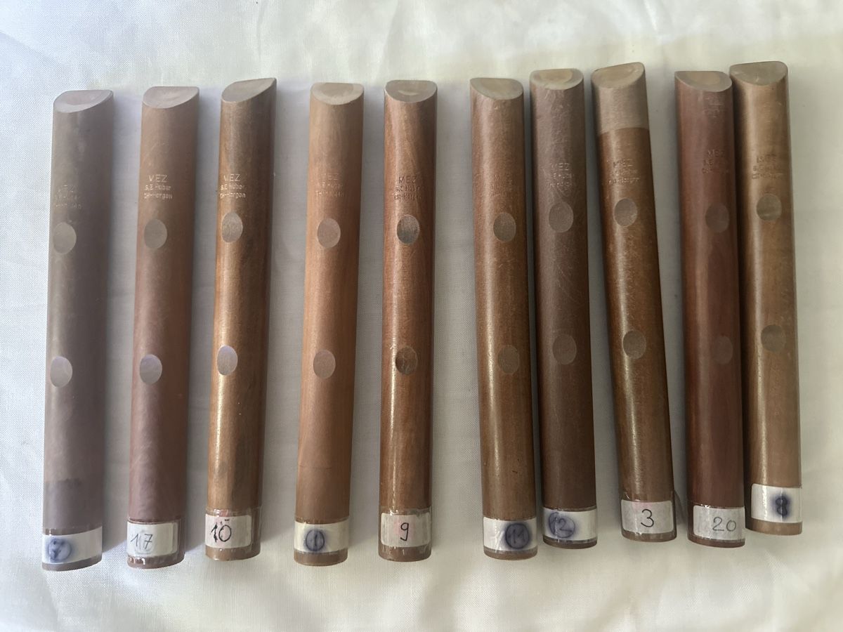 Strumenti musicali: 10 Holzflöten-Set von G.E. Huber, Horhen, VEZ  – Usato da Zürich venduto da Chaeffeler 3