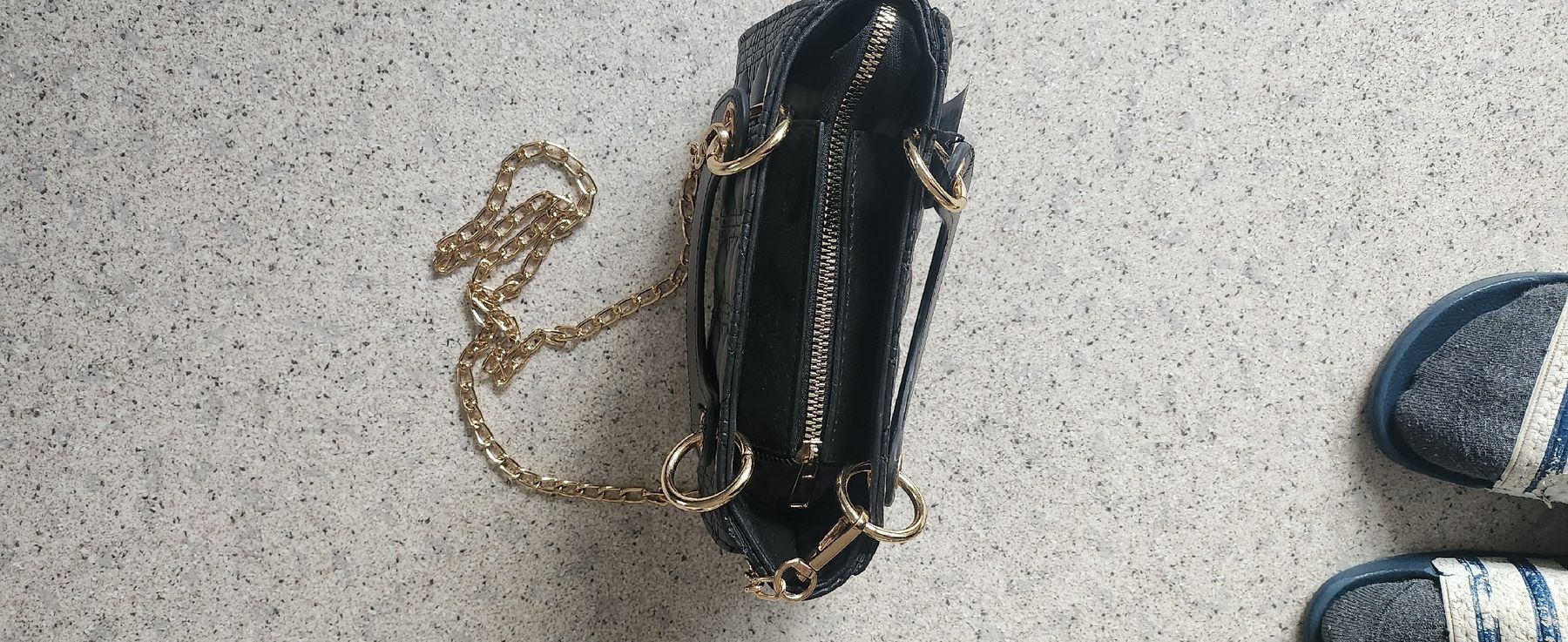 Borse da donna: Handtasche schwarz / gold – Nuovo e nell'imballaggio originale da Zollikofen venduto da rah_5tg2 1