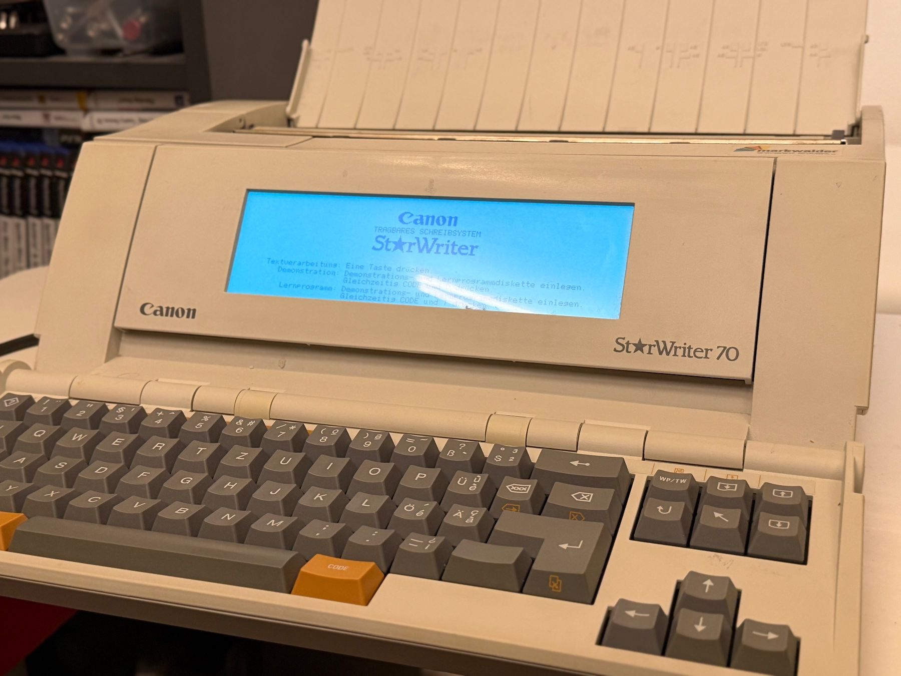 Canon Macchine da scrivere: Canon StarWriter 70 – Difettoso da Rodels venduto da Durscher-Techservice 1