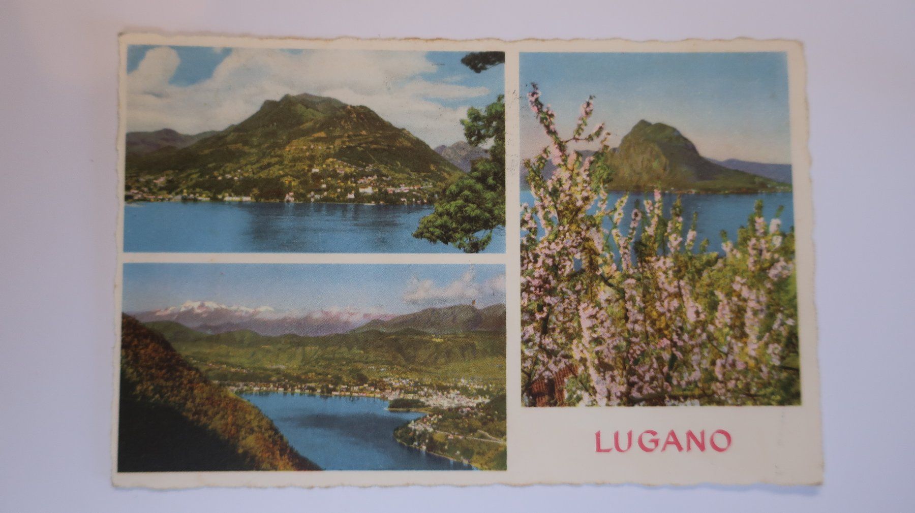 Cartes postales: Lugano Multivues – D'occasion à Cormoret par Pascalll2001 1