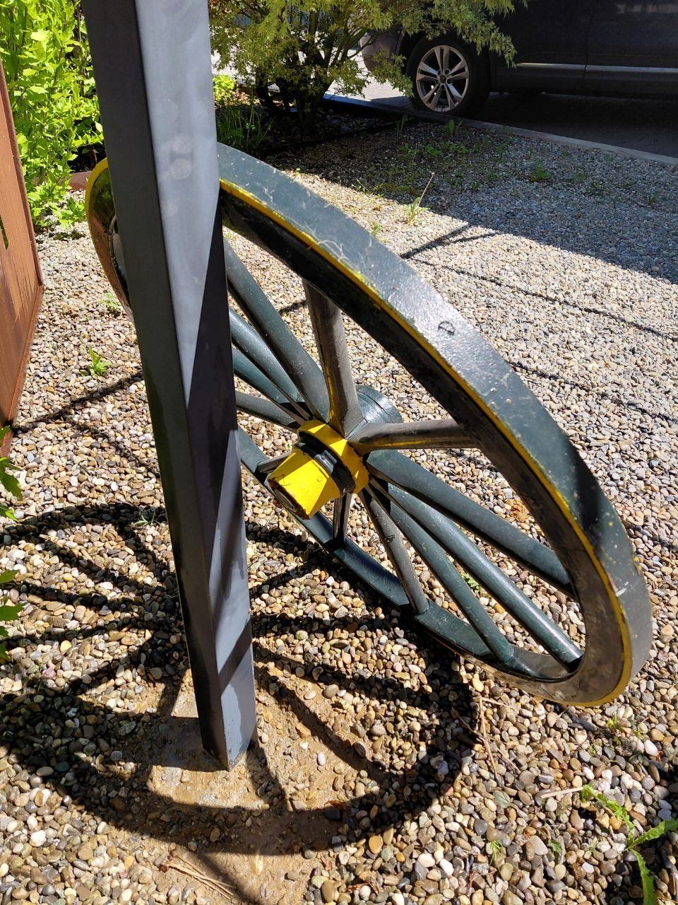 Tutte le decorazioni: Wagenrad Grün mit Gelb aus – Usato da Rüegsau venduto da Tausendfreund 1