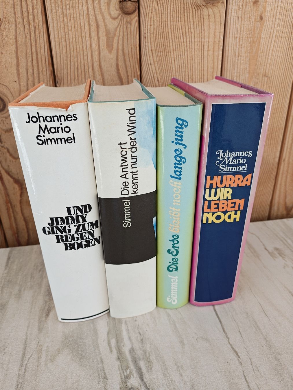 Libri: Johannes Mario Simmel, 4 Bücher – Usato da Schwyz venduto da Hollywood70