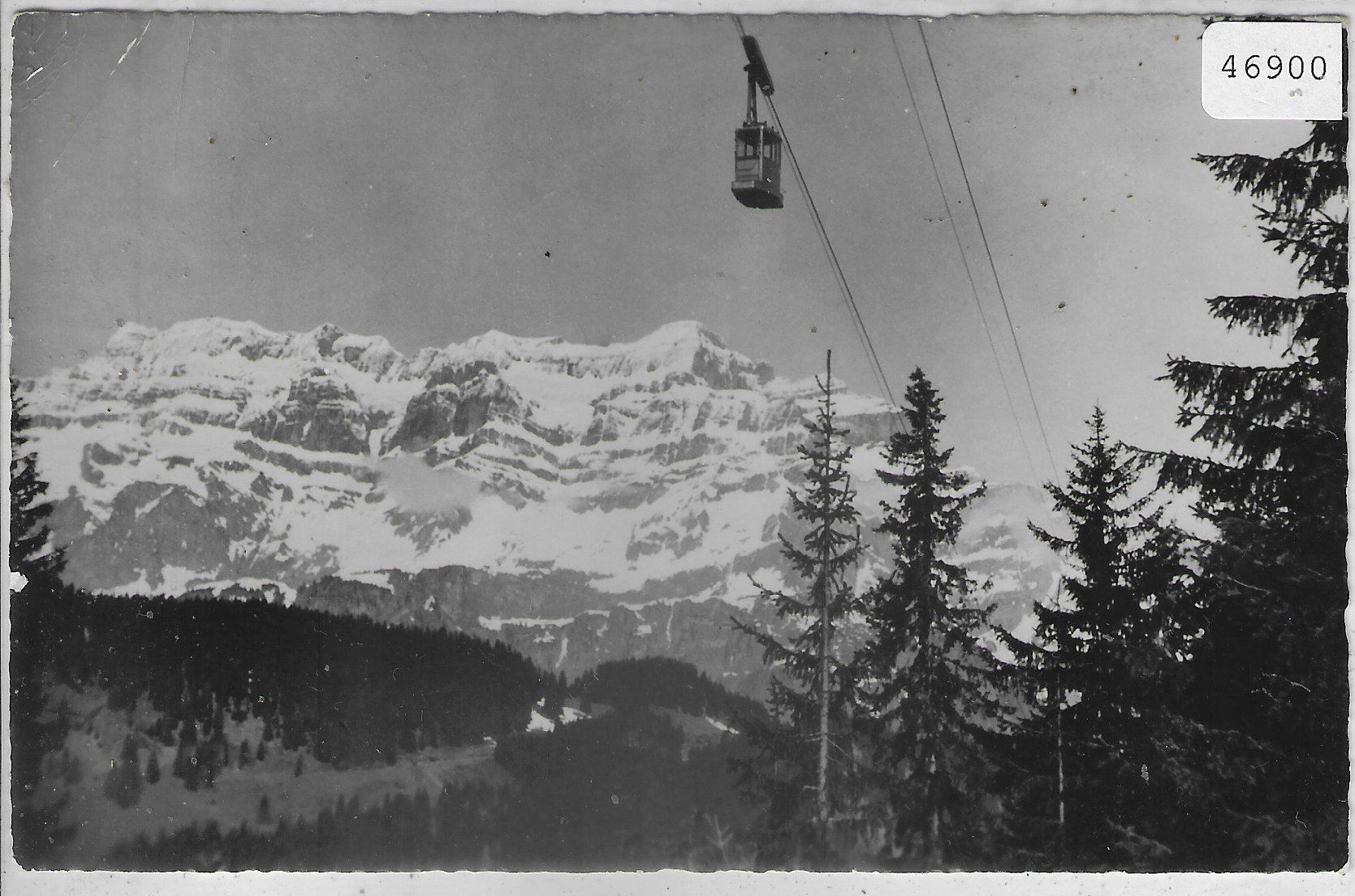 Cartoline postali: Luftseilbahn Kies-Mettmen mit Glärnischmassiv – Difettoso da Ettingen venduto da Kartenplanet