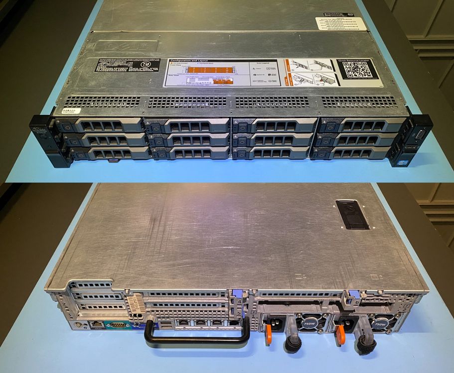 R720XD 2xE5-2697v2, 256GB@1866Mhz, 48.5TB, 12LFF+2SFF, Rails (Gebraucht ...