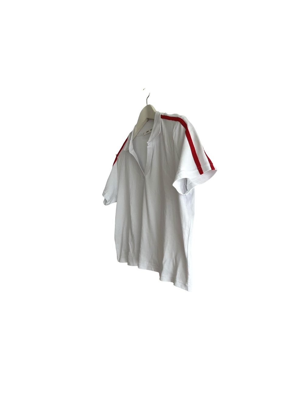 Mango Polos: MANGO Baumwoll-Poloshirt mit Kontraststreifen – Neuf (Voir description) à Jona par vanessasupermarket20 4
