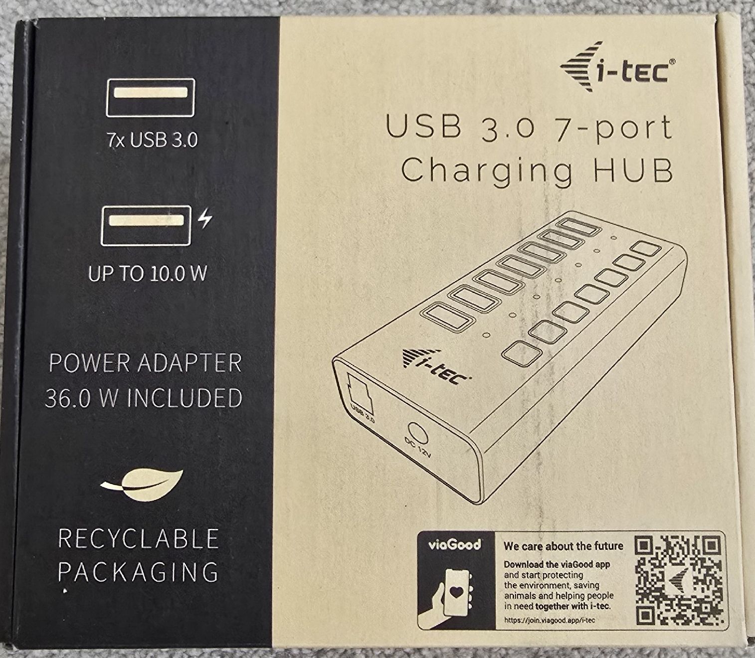 I-tec Hub & Switch: i-tec USB 3.0 7-Port Charging HUB neu – Nuovo (secondo la descrizione) da Grenchen venduto da Lego1as 1