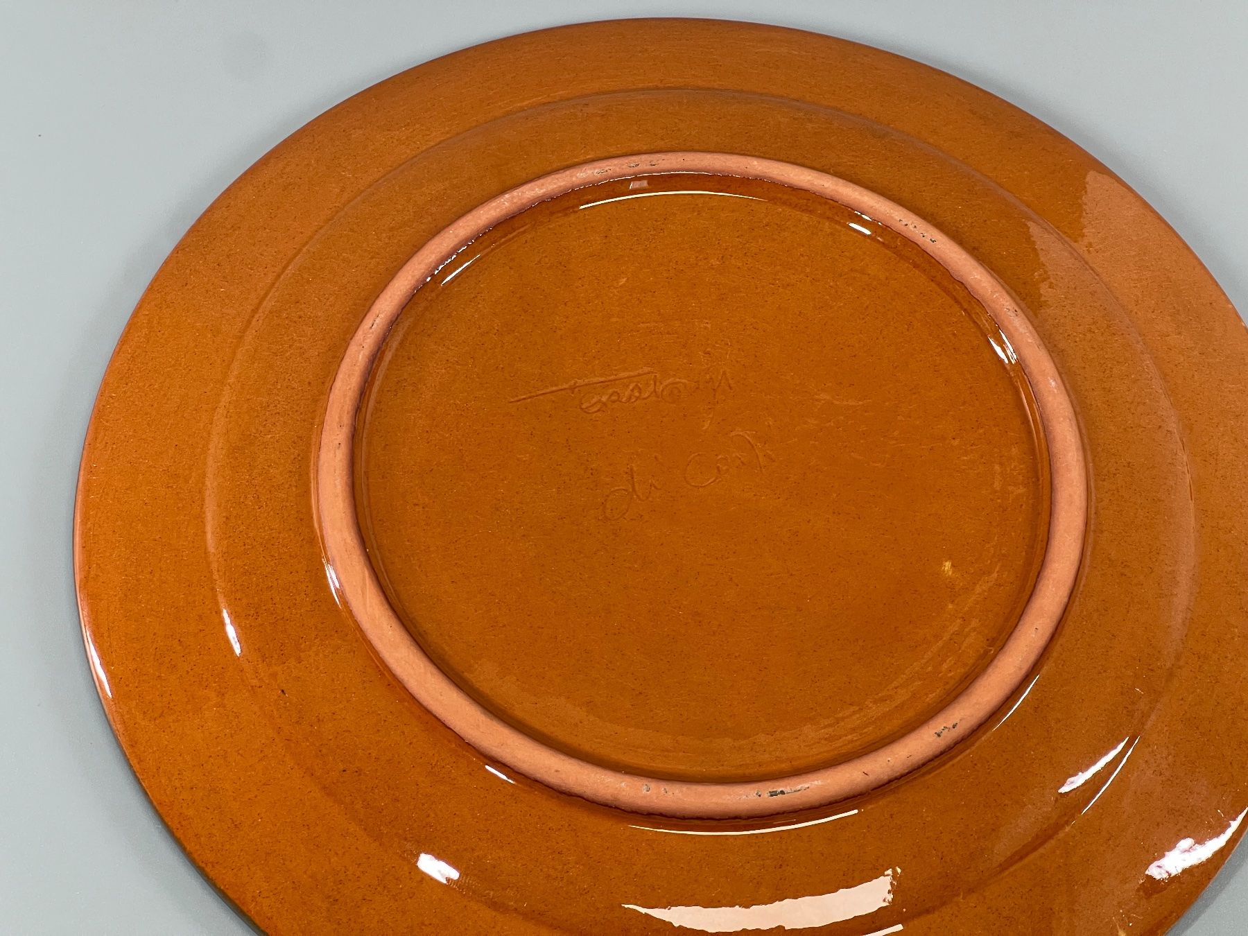 Teller: Handbemalter Wandteller – Gebraucht aus Sennhof von Johnbest 2