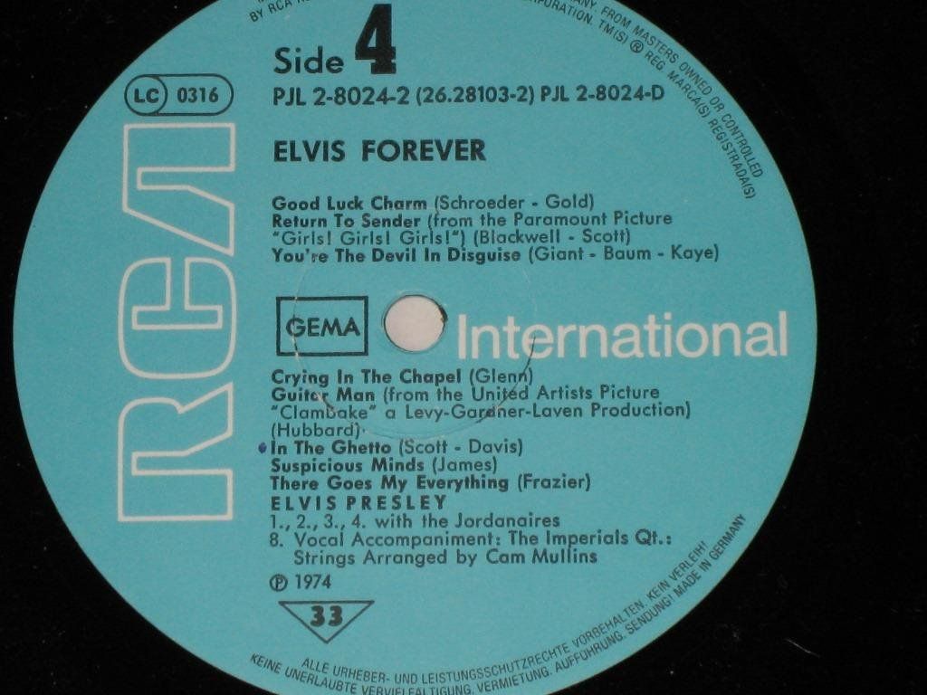 Vinyles: DOPPEL LP - ELVIS - FOREVER – D'occasion à Steckborn par Quo7 5