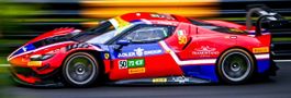 FERRARI 296 GT3 3.0L TWIN TURBO V6 AF CORSE #50 1/18 NEU