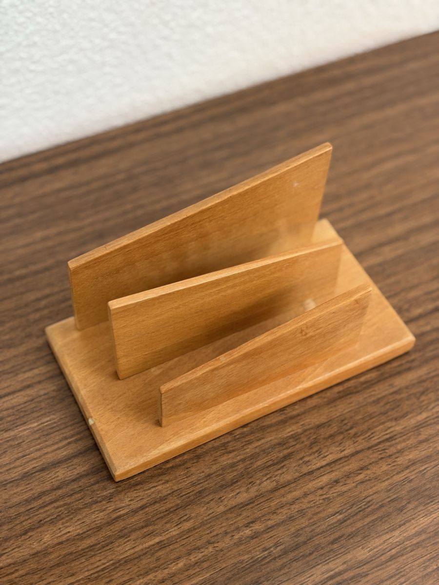 Altro in Decorazioni & Accessori: Mid Century Briefhalter - Vintage - Holz – Usato da Winterthur venduto da JAKU.SPACE 2