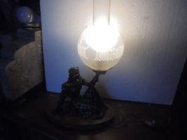 Antike, kleine Tischlampe ca. 1940