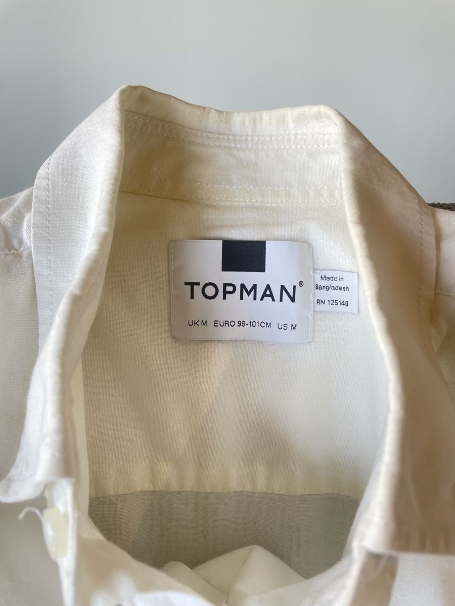 Camicie: Chemise blanche Topman, taille M – Usato da Confignon venduto da MattWen 5