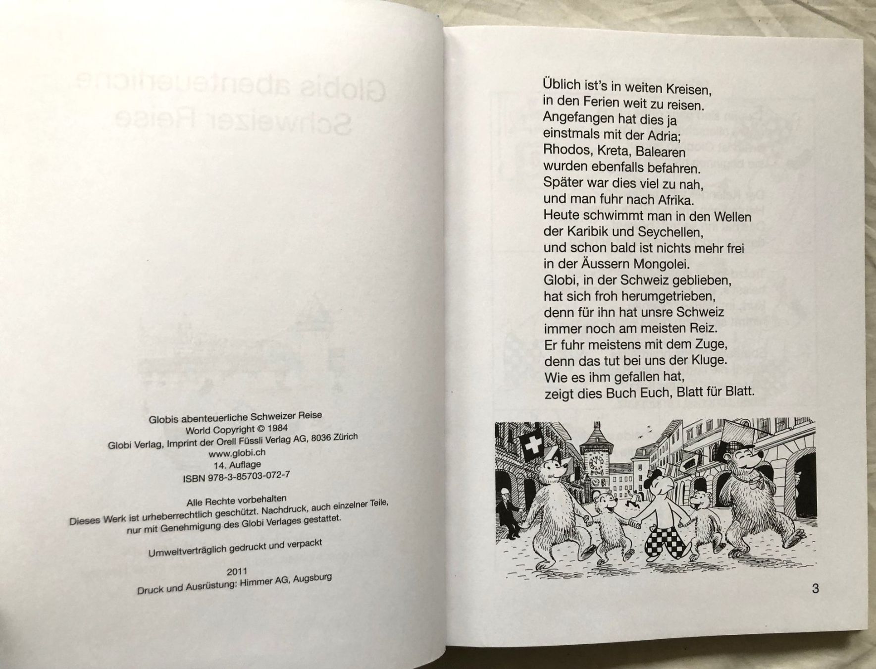 Comics: Globis abenteuerliche Schweizer Reise - Band 51 – Gebraucht aus Schaffhausen von durruti 3