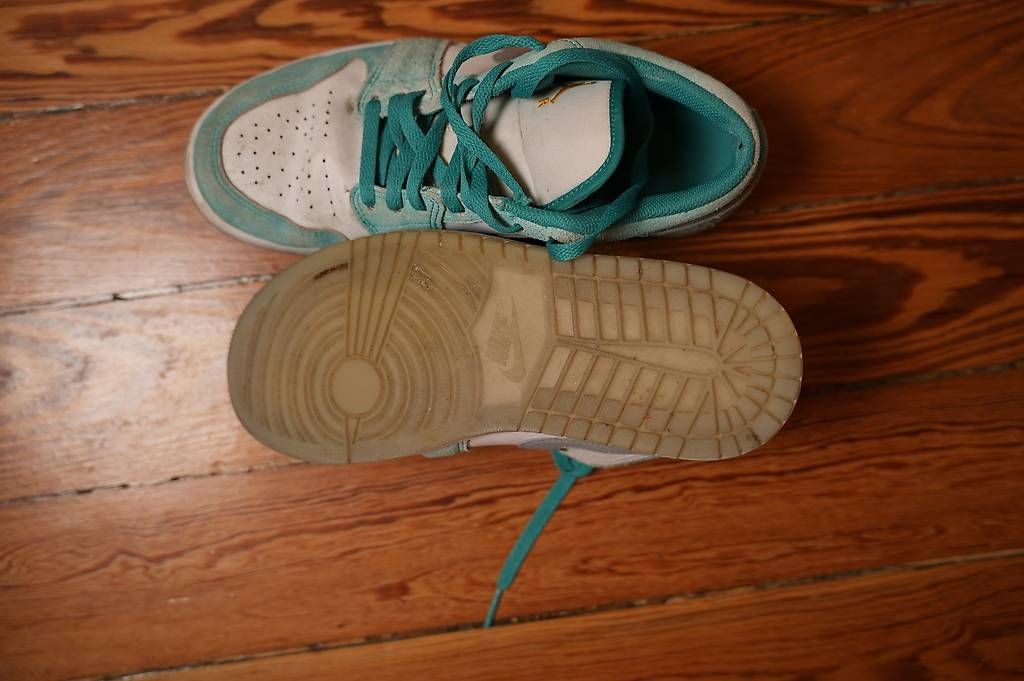 Scarpe da uomo: Baskets Nike Jordan blanc/turquoise EU 40.5 – Usato da Genève venduto da ada_qj56 1