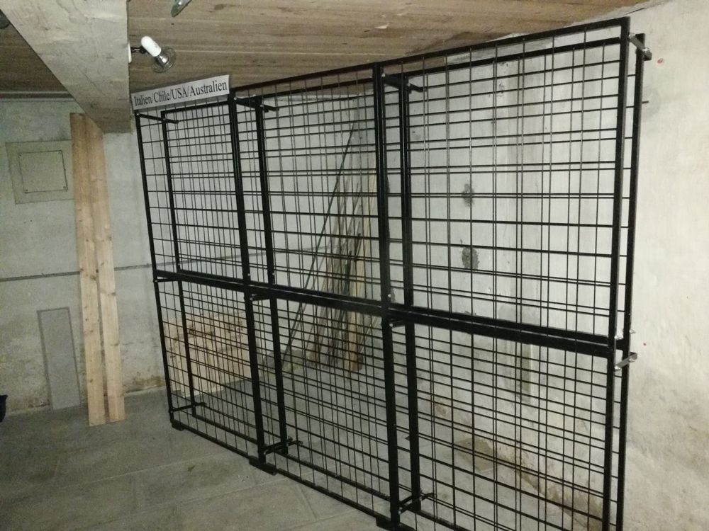 Weinständer Schwarz Metall 1