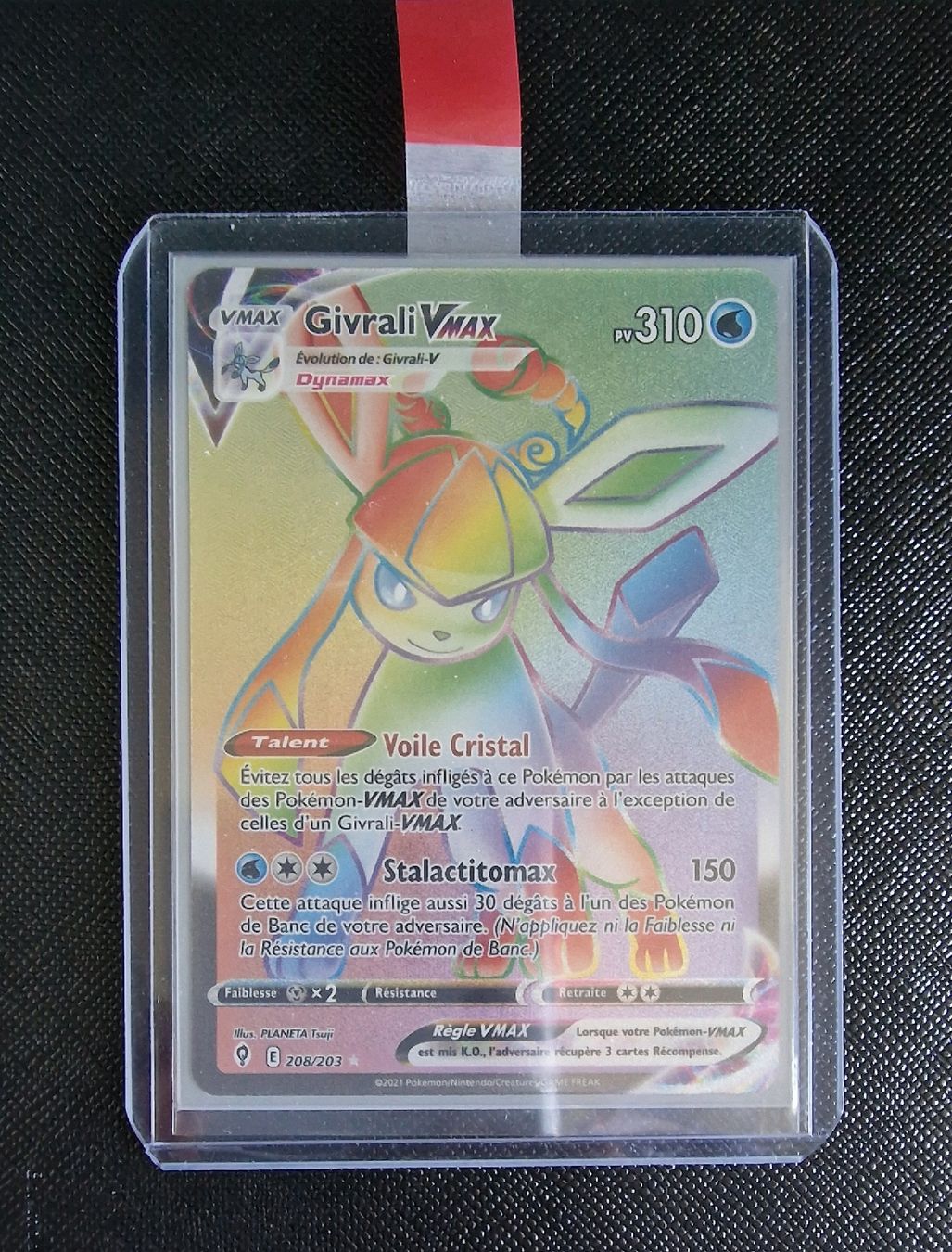 Pokémon Carte collezionabili: Givrali Vmax Rainbow FRançais 208/203 – Nuovo (secondo la descrizione) da Genève venduto da Jojo_pokemon 4