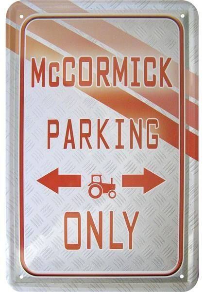 Ecriteaux: Blechschild-MC CORMICK PARKING ONLY – Neuf avec emballage d'origine à Rupperswil par big-one-sale