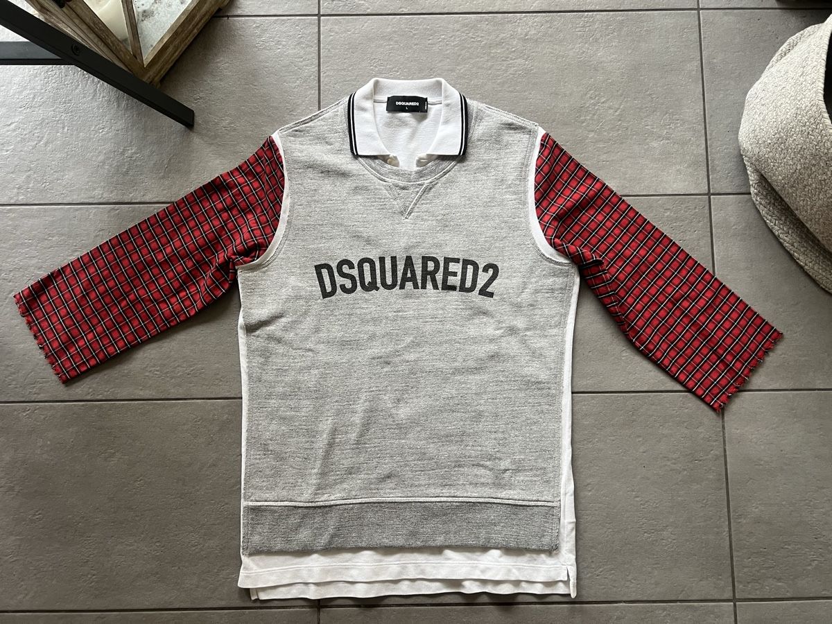 Leibchen & Hosen: Dsquared2 felpa Patchwork uomo L – Gebraucht aus Mendrisio von fly_9wzx 1