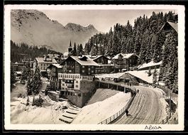 AK Arosa-Dorf, Ortsansicht im Winter
