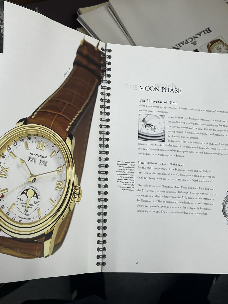 Bücher: Blancpain Katalog von 2000 – Gebraucht aus Wettingen von NickInc 5