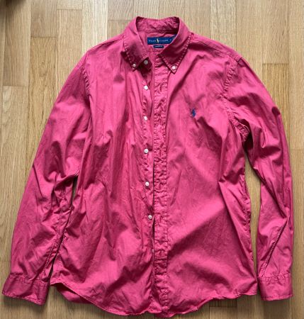 Ralph Lauren Coral Red Shirt CLASSIC FIT (M)